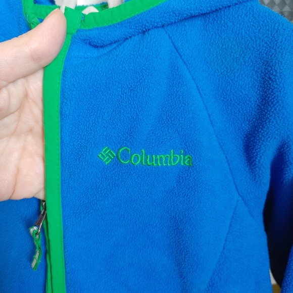 3/$25- Blue Fleece Columbia Zip Up Sweater - Picture 2 of 5